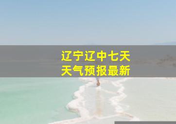 辽宁辽中七天天气预报最新