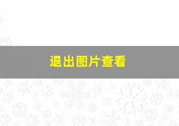 退出图片查看