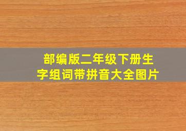 部编版二年级下册生字组词带拼音大全图片