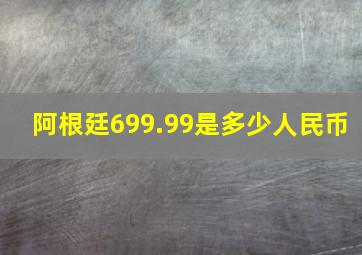 阿根廷699.99是多少人民币