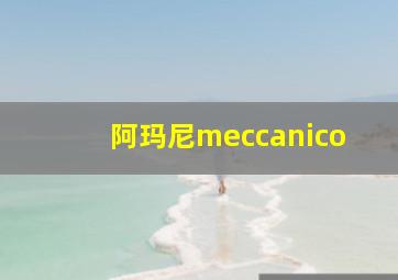 阿玛尼meccanico