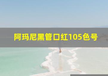 阿玛尼黑管口红105色号