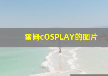 雷姆cOSPLAY的图片