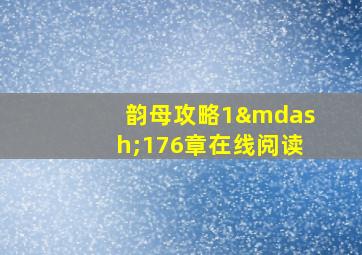 韵母攻略1—176章在线阅读