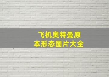 飞机奥特曼原本形态图片大全