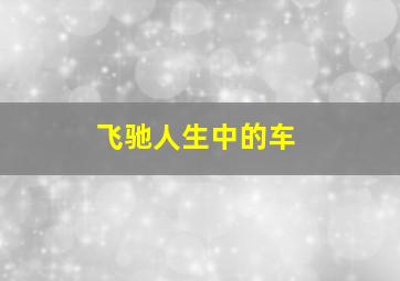 飞驰人生中的车