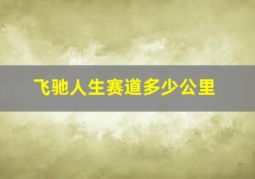 飞驰人生赛道多少公里