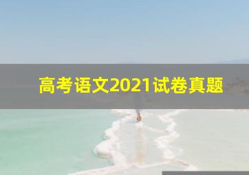 高考语文2021试卷真题