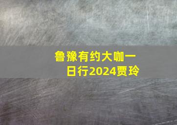 鲁豫有约大咖一日行2024贾玲