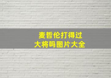 麦哲伦打得过大将吗图片大全