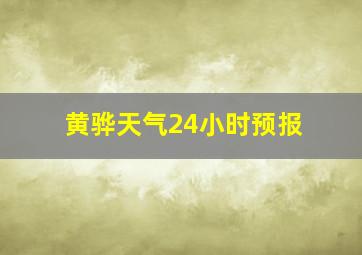 黄骅天气24小时预报