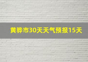 黄骅市30天天气预报15天