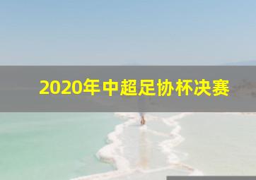 2020年中超足协杯决赛