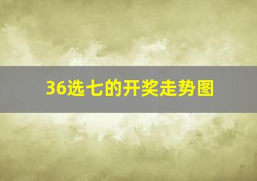 36选七的开奖走势图