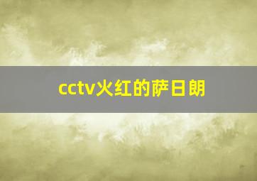 cctv火红的萨日朗