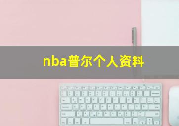 nba普尔个人资料