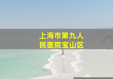 上海市第九人民医院宝山区