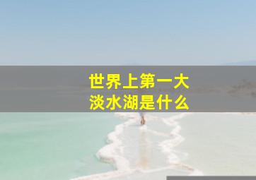 世界上第一大淡水湖是什么