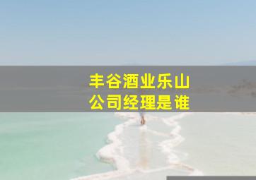 丰谷酒业乐山公司经理是谁