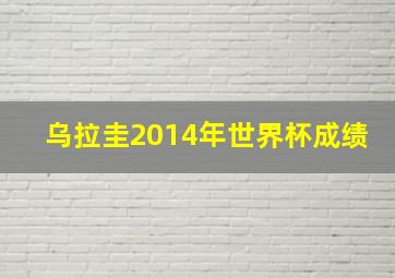 乌拉圭2014年世界杯成绩