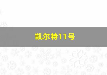 凯尔特11号