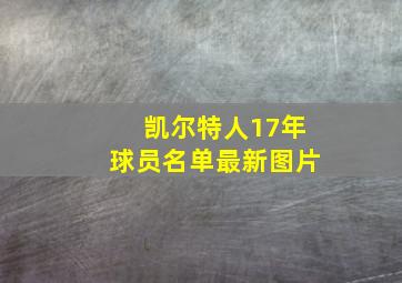 凯尔特人17年球员名单最新图片