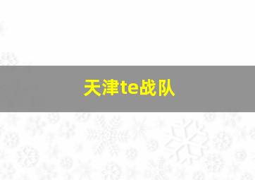 天津te战队