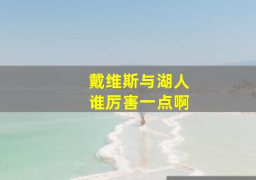 戴维斯与湖人谁厉害一点啊