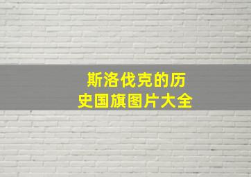 斯洛伐克的历史国旗图片大全