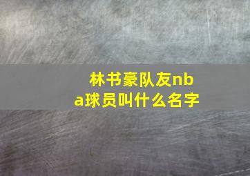 林书豪队友nba球员叫什么名字