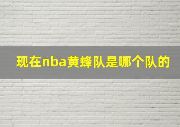 现在nba黄蜂队是哪个队的