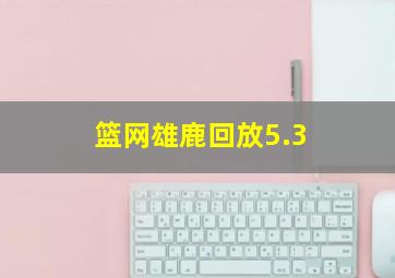 篮网雄鹿回放5.3