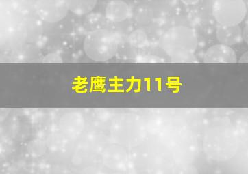 老鹰主力11号