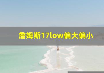 詹姆斯17low偏大偏小