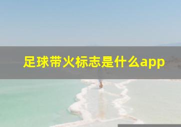 足球带火标志是什么app