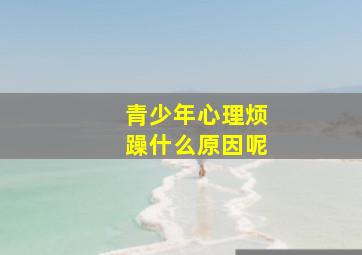 青少年心理烦躁什么原因呢